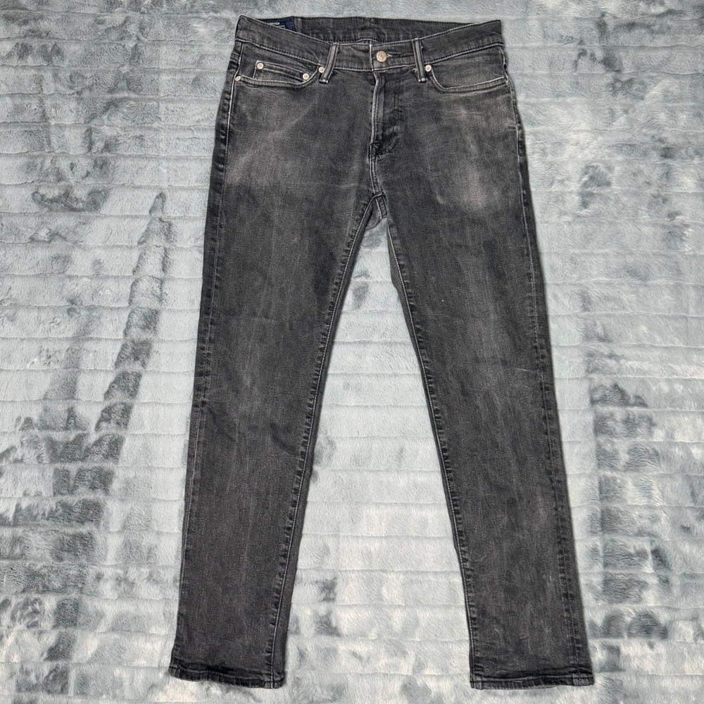 Abercrombie & Fitch Mens Skinny Stretch Jeans Washed Black 31x30 (Fits 32x28.5)